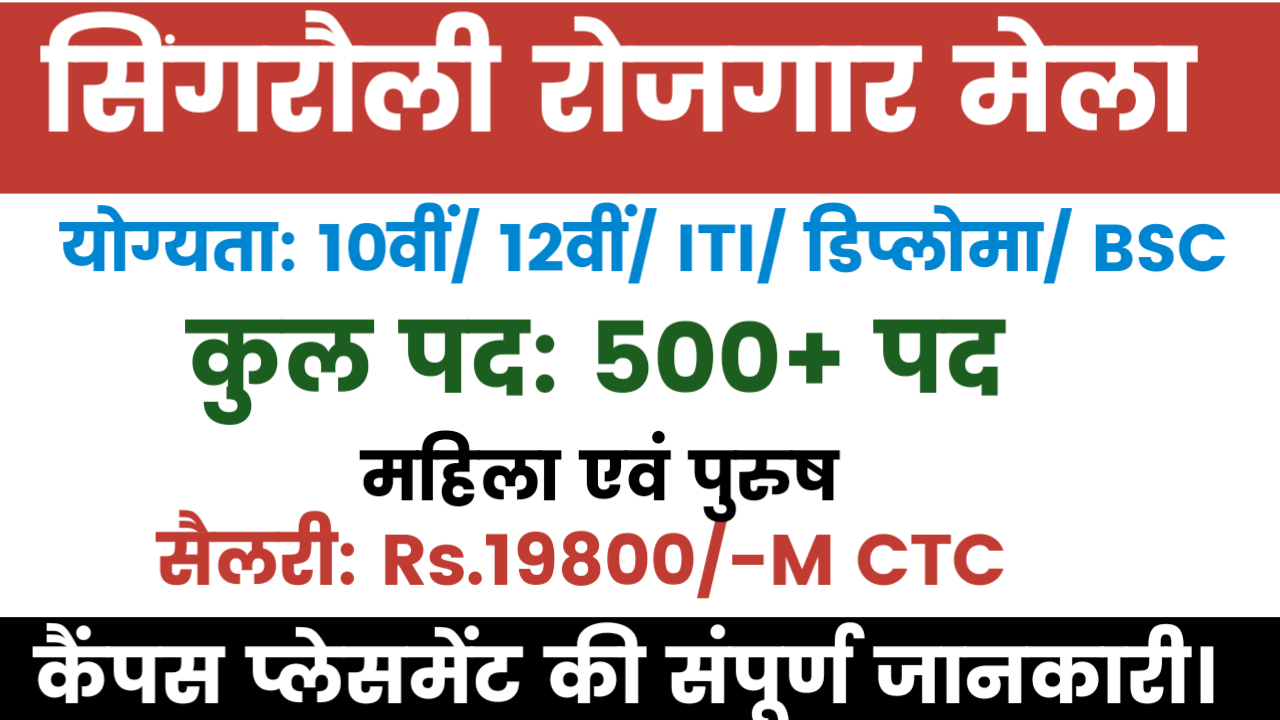 Singroli Rojgar Mela 2025