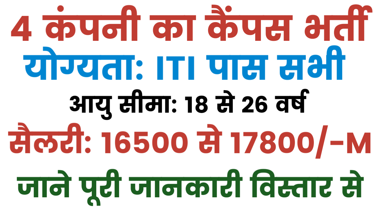 4 Company Latest Campus 2025